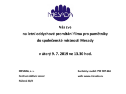 Letn oddychov promtn filmu pro pamtnky<